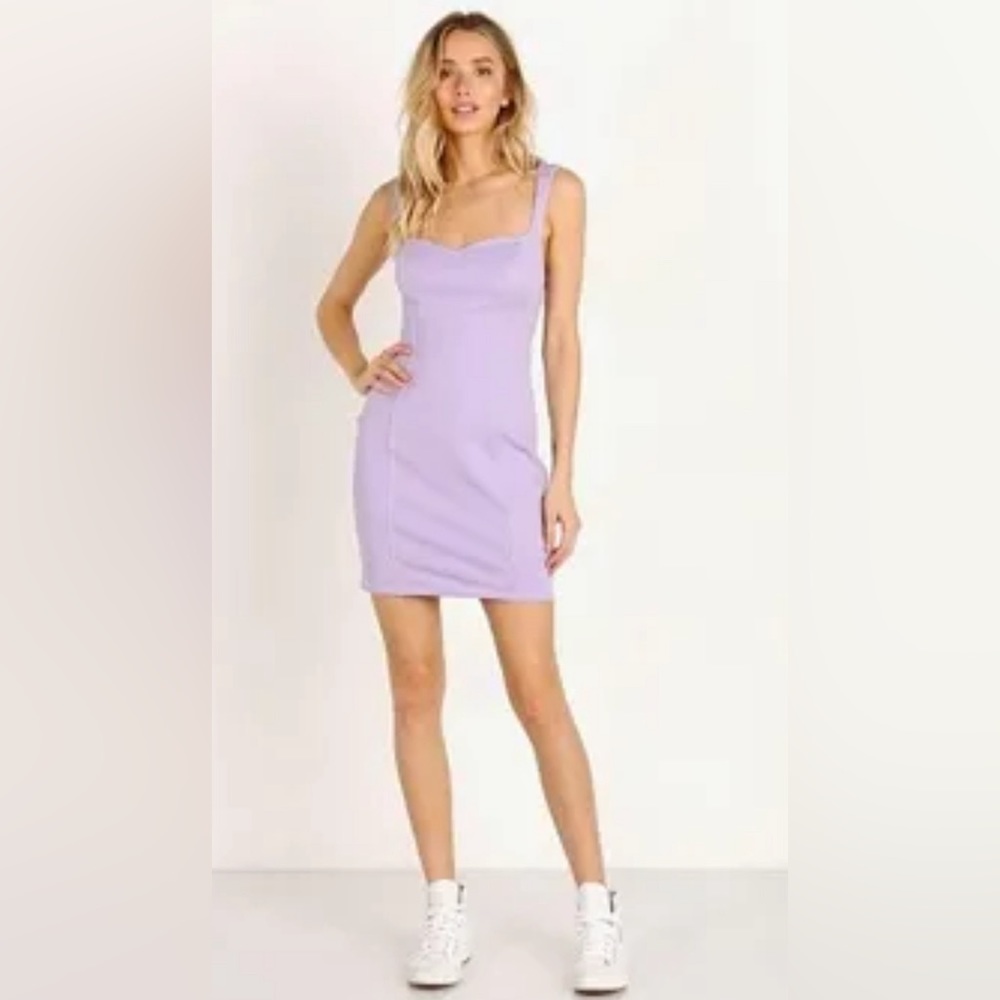 Cloud Ten women’s lavender purple mini dress S NWT L97-27